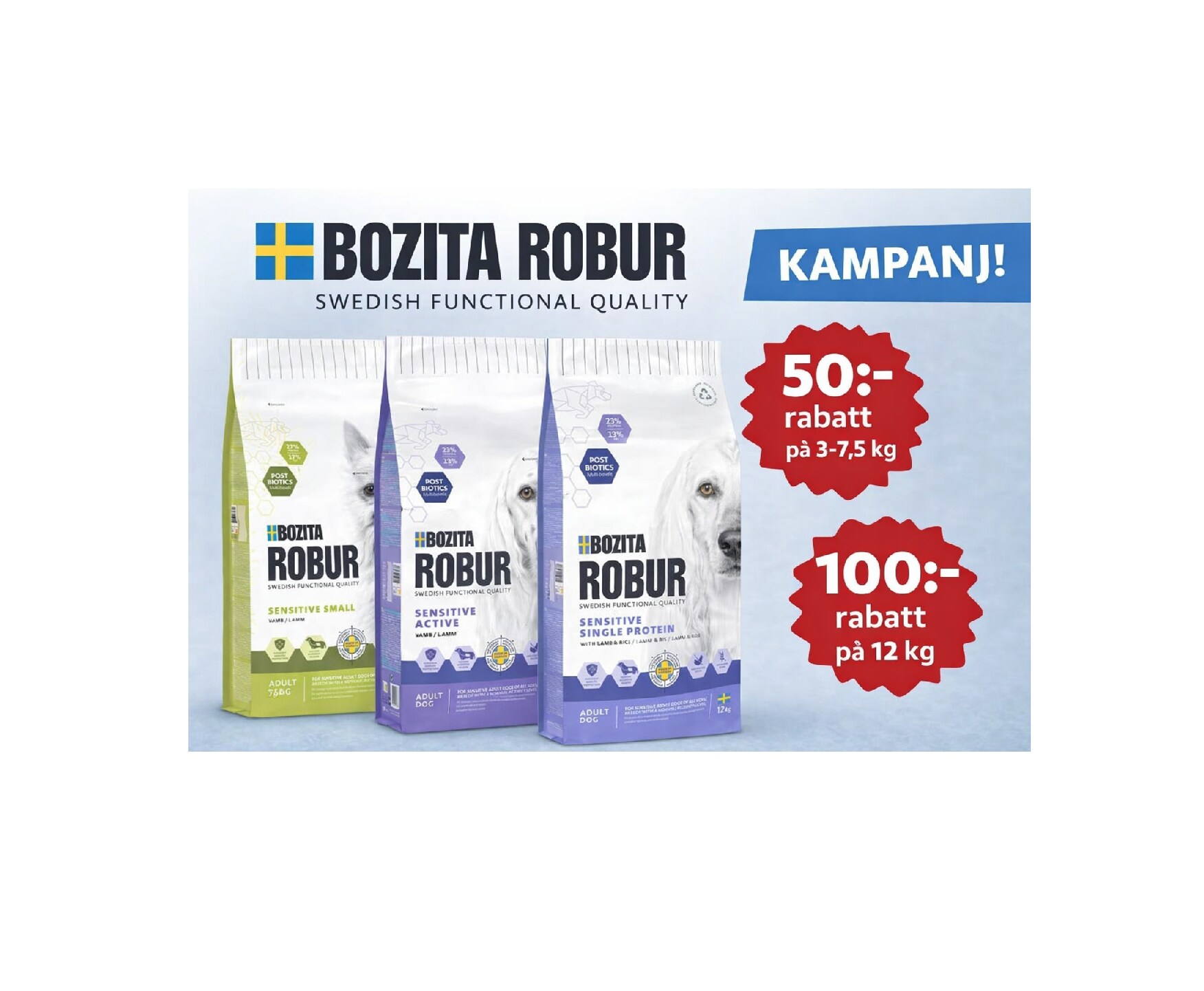 Kampanj på Robur hundfoder