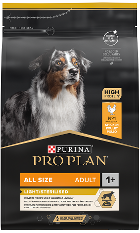 Pro Plan All Sizes Adult Light/Sterilised 3kg