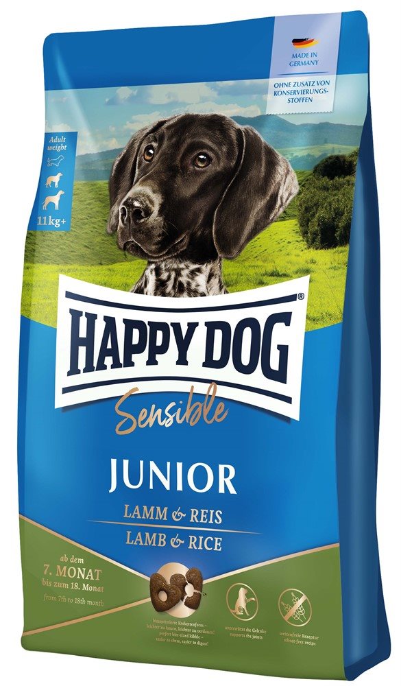 Happy Dog junior lamb & rice 4kg