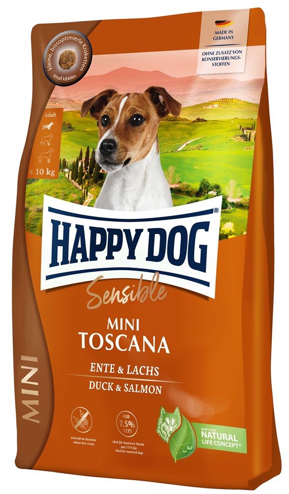 Happy Dog sensible mini Toscana 4kg