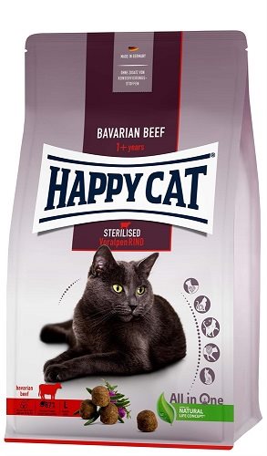 Happy Cat Adult sterilised nötkött 4kg