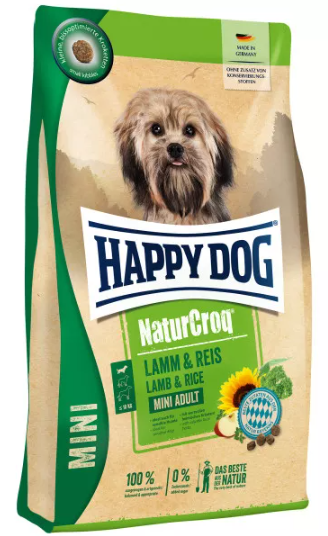 Happy Dog Naturcroq Mini Lamm och Ris 800g
