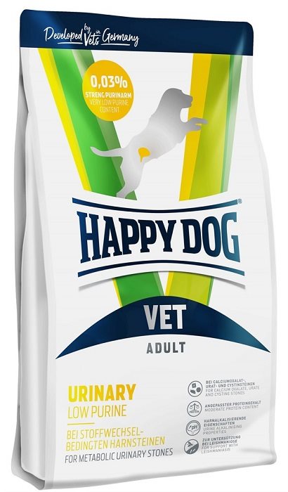 Happy Dog Vet Urinary Low Purine 4kg (Urinsten)