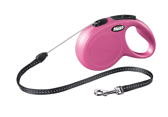 New Flexi Classic Small 8m Snöre Rosa