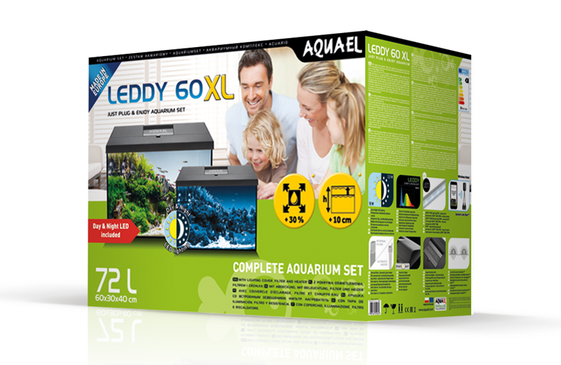 Aquael Akvarium 72 Liter Day&Night 
