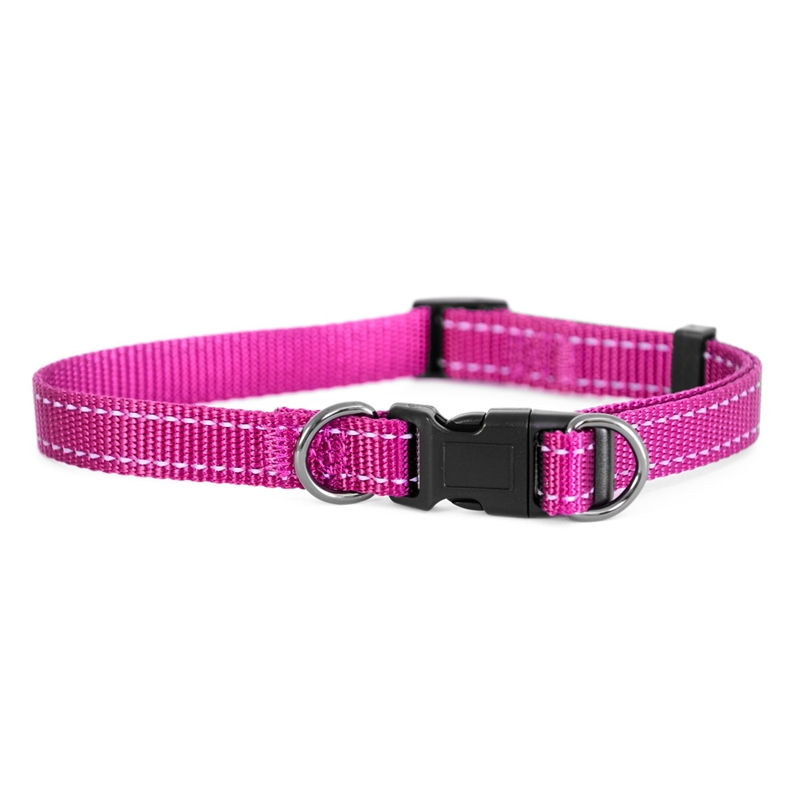 Ställbart halsband Iris cerise