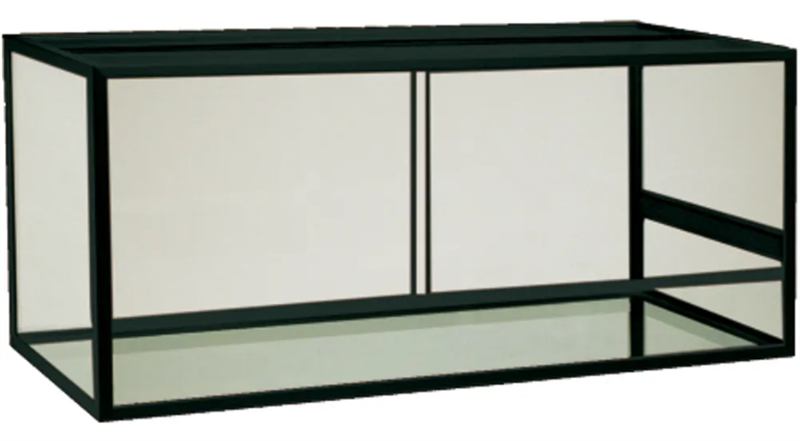 Terrarium svart 110x45x50cm