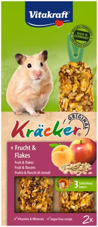 Vitakraft Kräcker Hamster med frukt/flingor