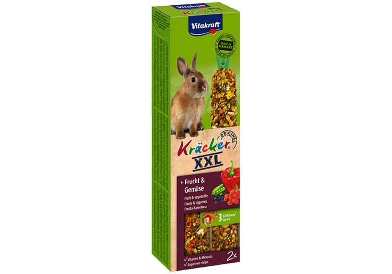 Vitakraft Kräcker XXL Kanin med frukt & grönsaker