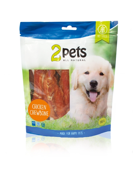 2pets tuggpinnar med kycklingfile 300gr