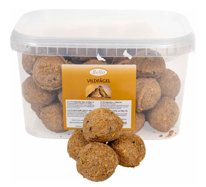 Talgbollar i hink 35-pack