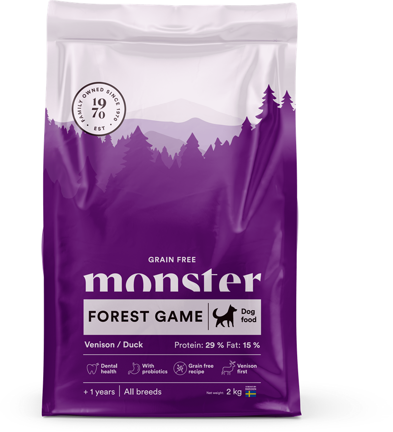 Monster GF Forest Game (Hjortkött) 2kg