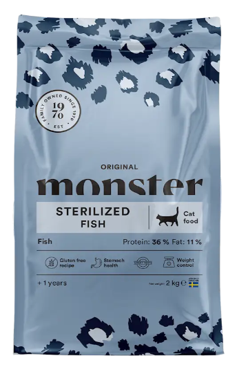 Monster Cat Original Sterilized Fish 2kg