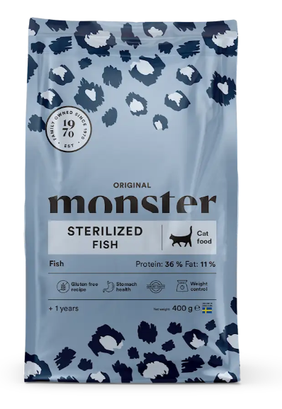 Monster Cat Original Sterilized Fish 400g