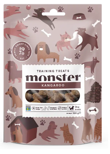 Monster Dog Training Treats Kangaroo 100g