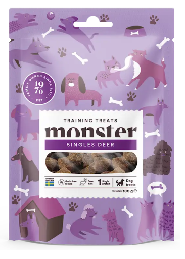 Monster Dog Training Treats Deer 100g