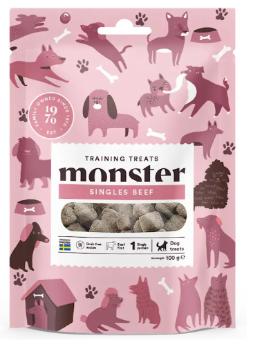 Monster Dog Training Treats Beef 100g