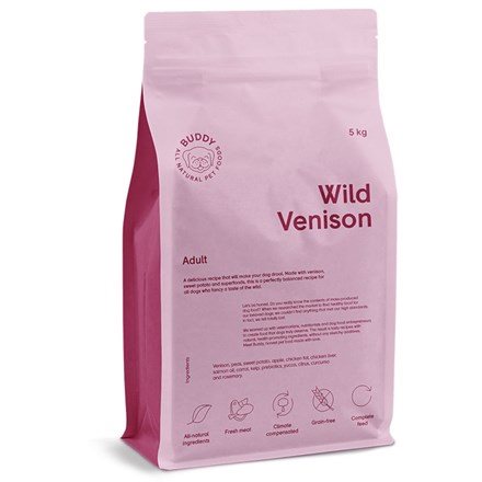 Buddy petfoods wild venison 5kg