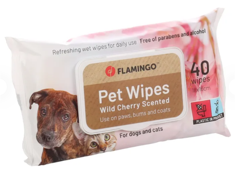 Wipes Wild Cherry 40-pack