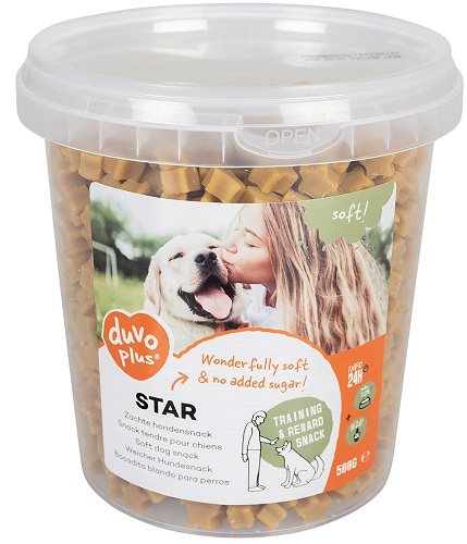  Duvo+ Soft Hundgodis Star 500g 