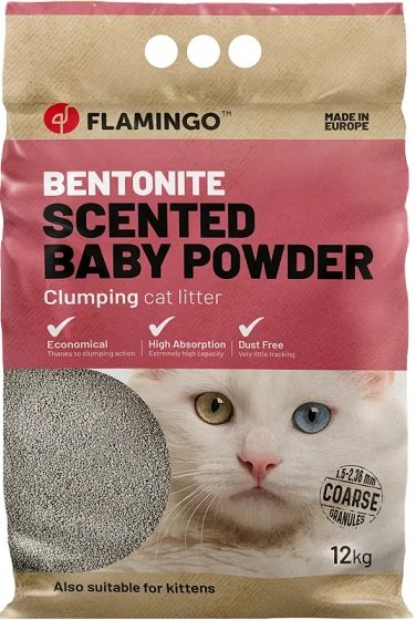 Bentonite Kattsand Babypowder 12kg