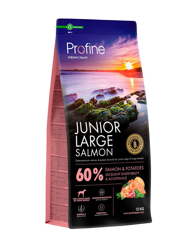 Profine Junior Large Breed Lax & Potatis 12kg