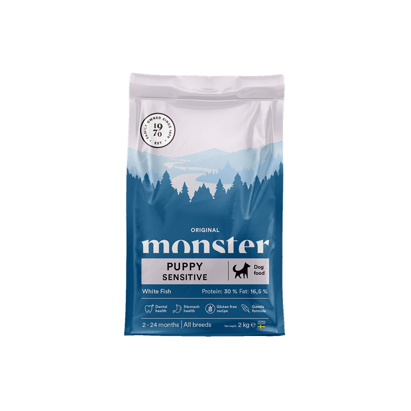 Monster Original Puppy Sensitive White Fish 2kg