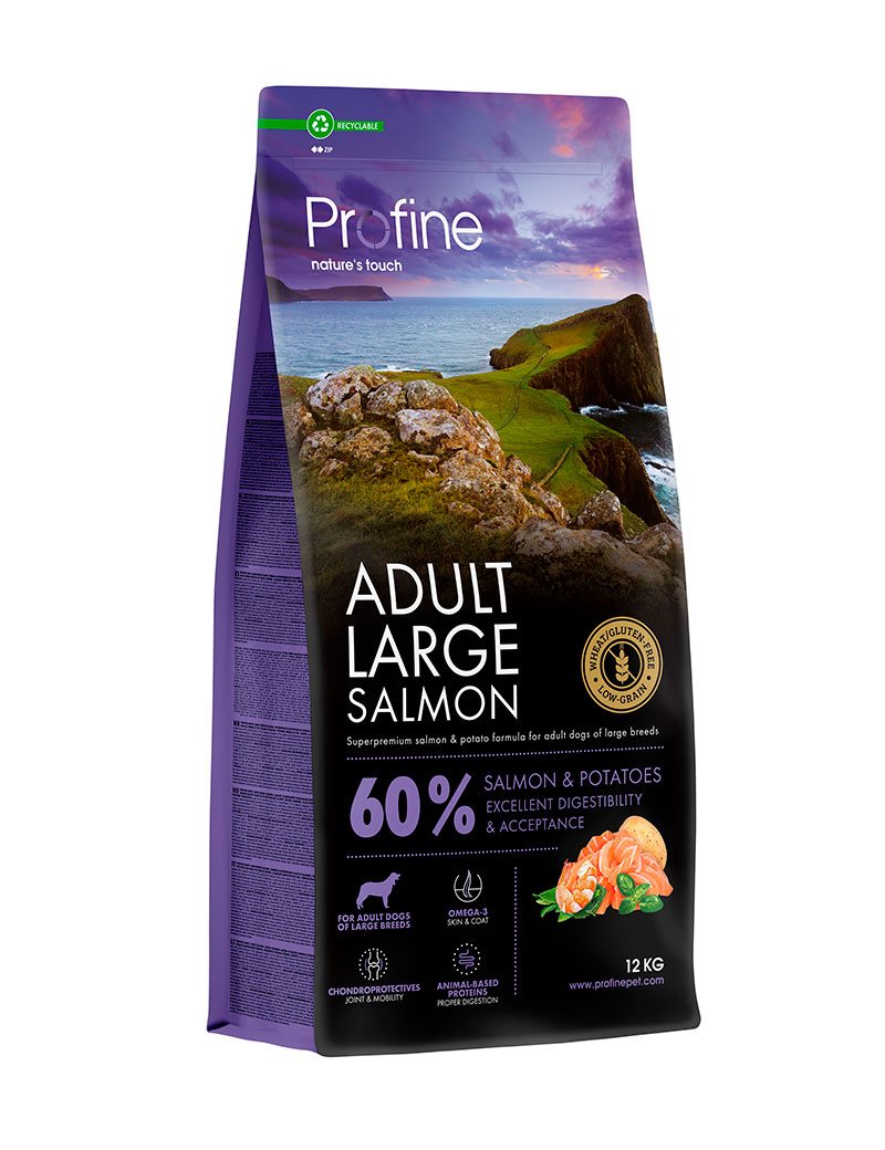 Profine Adult Large Breed Lax & Potatis 12kg