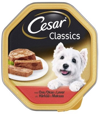 Cesar classics med oxkött & lever 150g