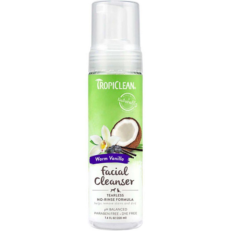 Tropiclean Waterless Facial Cleanser 220ml