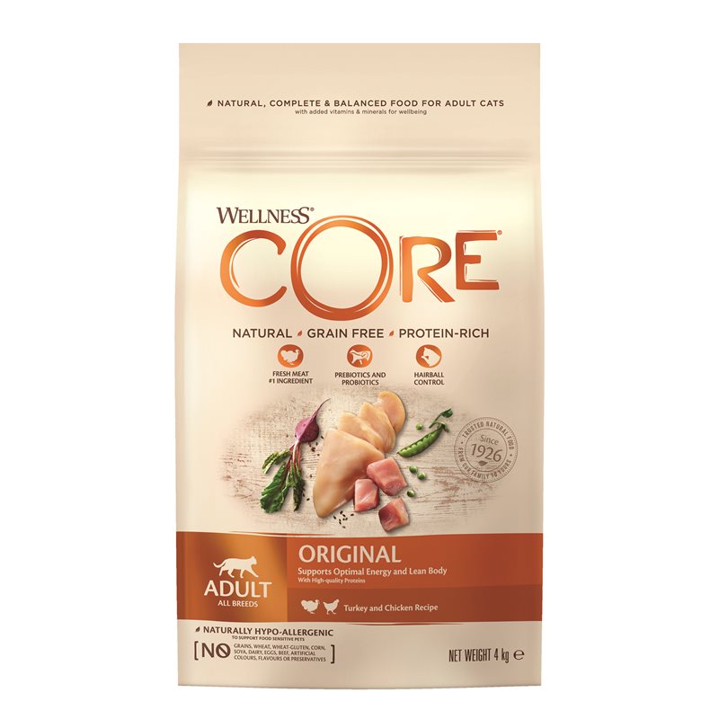 Core cat adult original kalkon & kyckling 4kg