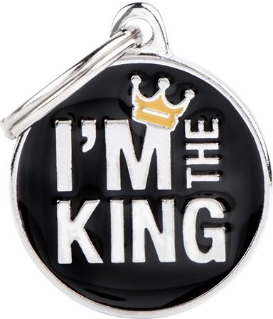 ID-bricka Charms  "I´m the King" M
