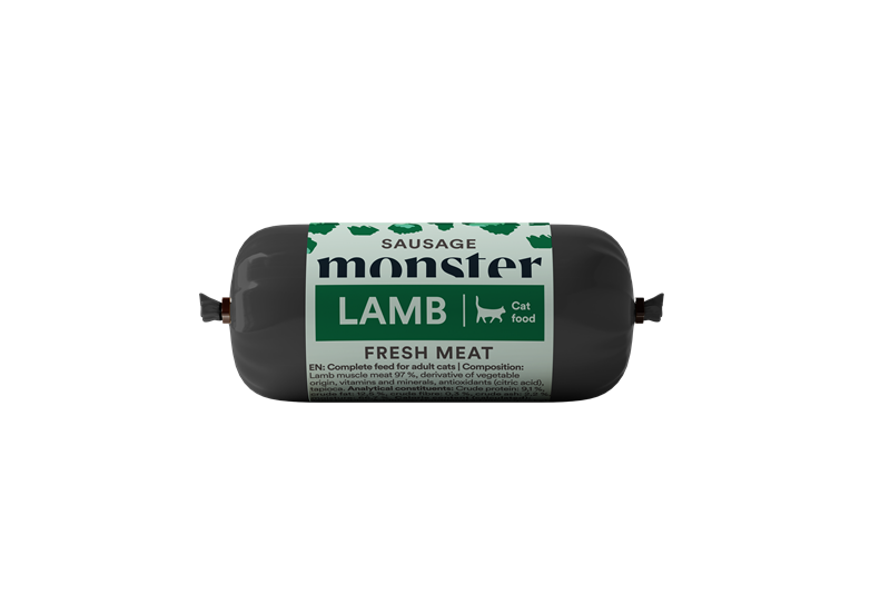 Monster Cat Sausage Lamb 80g