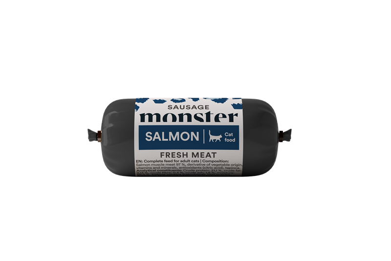 Monster Cat Sausage Salmon 80g