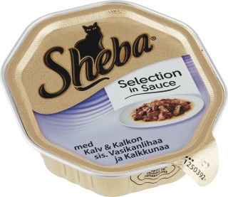 Sheba Selection kalv & kalkon 85g