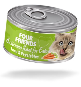 FourFriends Tonfisk & grönsaker 24x85g