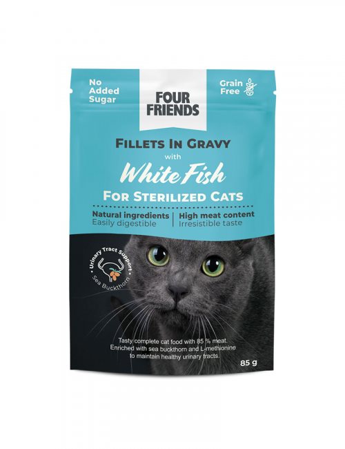FourFriends Sterilized White Fish Gravy 85g