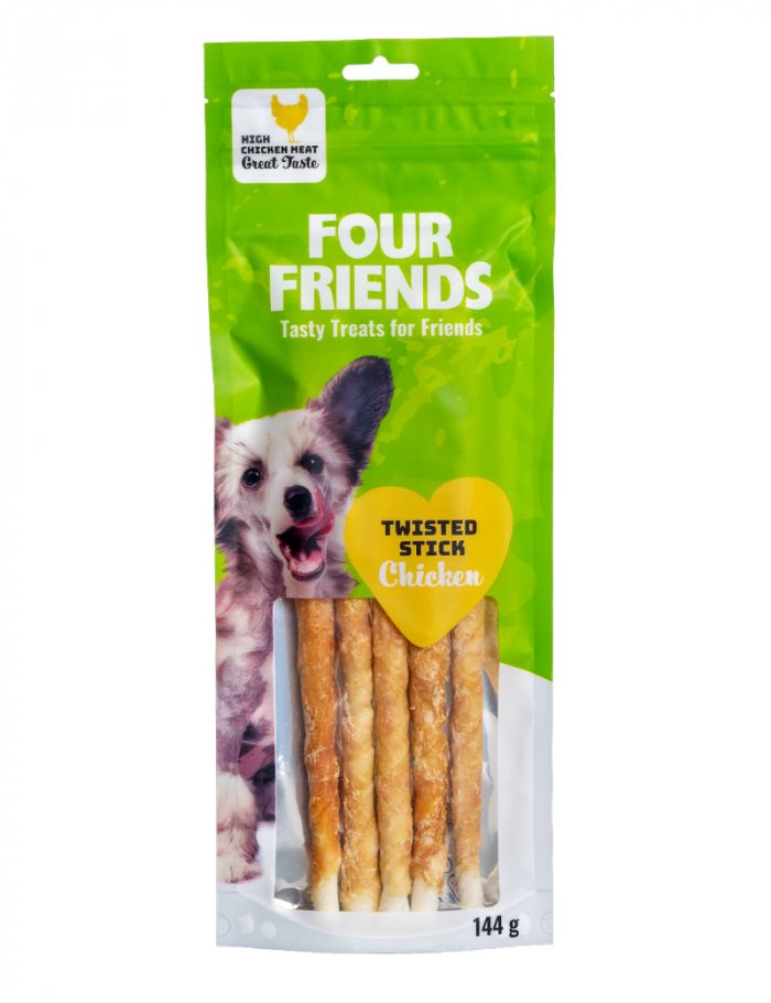 FourFriends Tuggpinnar med kyckling 25cm 5-pack