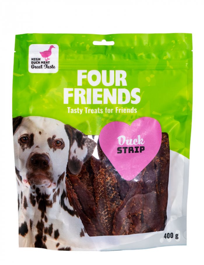 FourFriends Duck strips 400gr (95,8%anka)