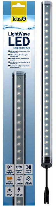 TetraTec Lightwave Led Singelrör, flera storlekar: 27-83cm