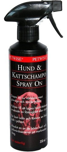 Petwise Spray On Hund & Kattschampo 350ml 