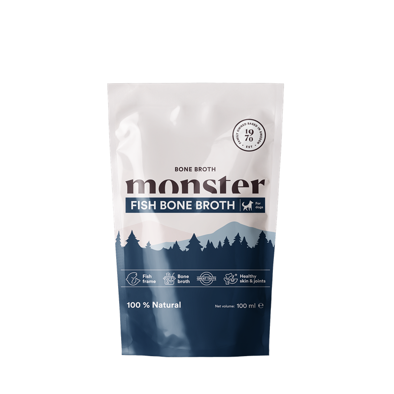 Monster Dog Bone Broth Fish 100ml