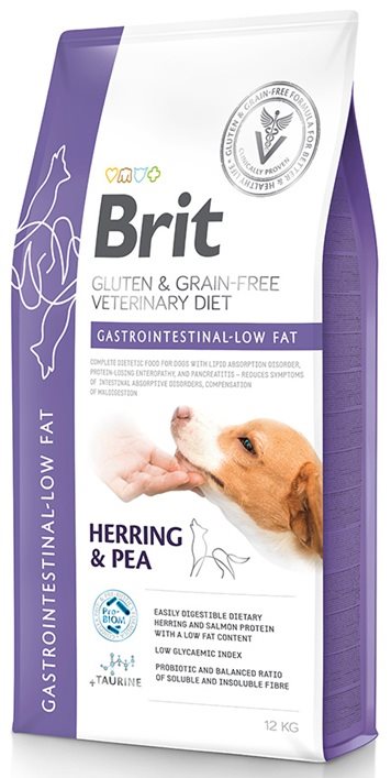 Brit Dog Vet Gastrointestinal Low Fat 12kg