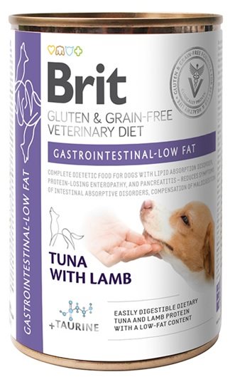 Brit Dog Vet Gastrointestinal Low Fat 400g Våtfoder
