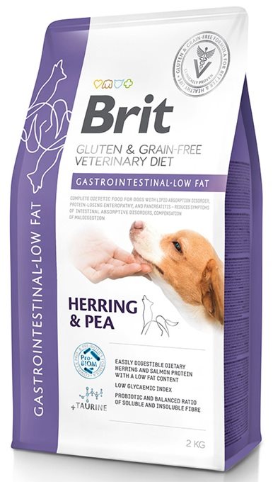 Brit Dog Vet Gastrointestinal Low Fat 2kg