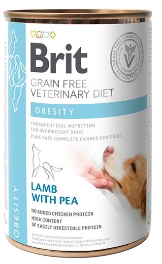 Brit Dog Vet Obesity 400g Våtfoder