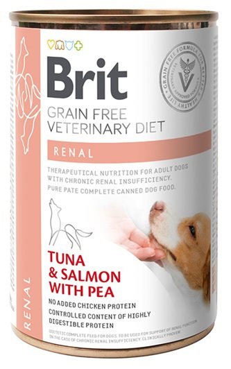 Brit Dog Vet Renal 6st x 400g Våtfoder