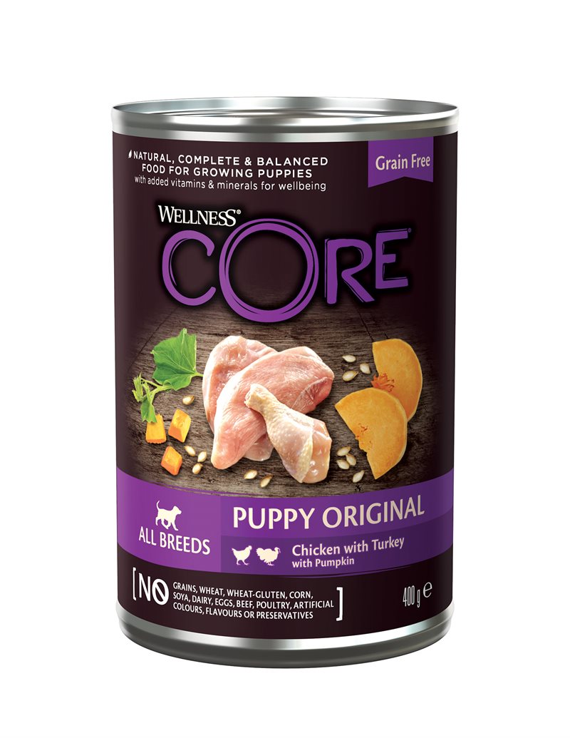 Core dog puppy blötmat 400 gram