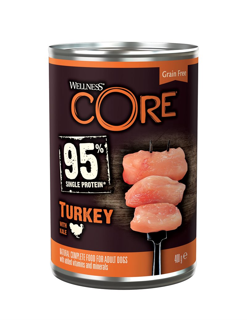 Core dog turkey & kale blötmat 400 gram
