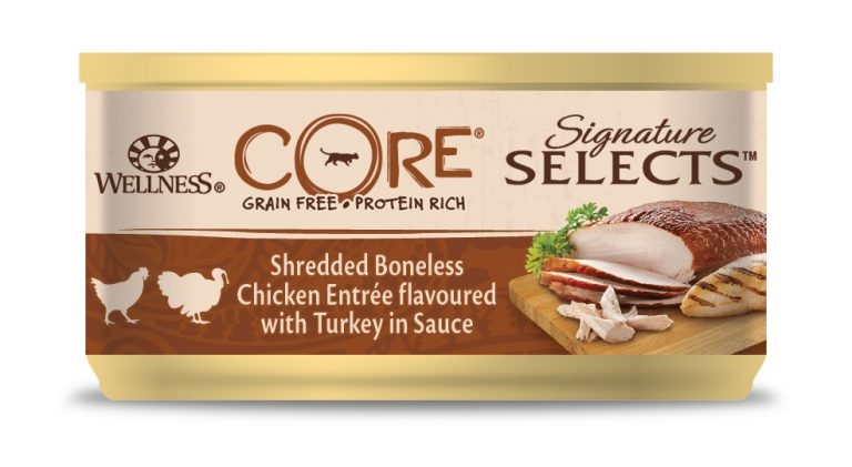 Core signature selects fine shreds kyckling och kalkon 79g